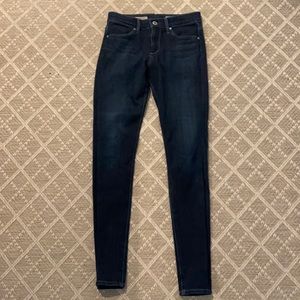 AG Contour 360 high rise skinny dark wash